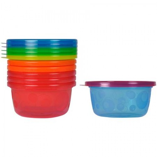 THE FIRST YEARS Take & Toss Bowls w/Lids (6pk)